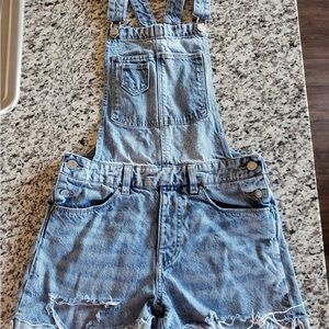 Ripped H&M Denim Overalls